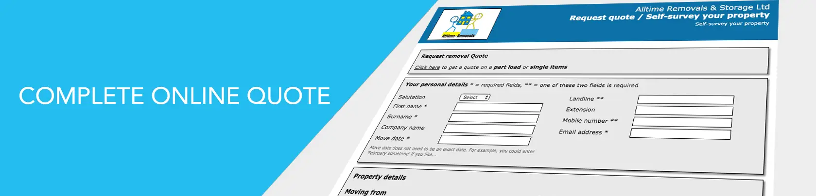 Get an online quote now